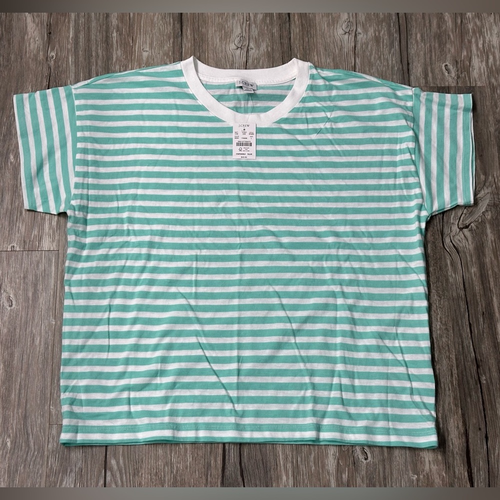 NWT J Crew Striped Shirt size Large